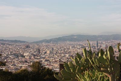 vista desde el Castillo de Montjuic vista desde el Castillo de Montjuic